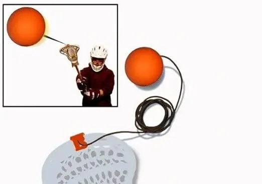 B-Lax Blast Lacrosse Trainer Lacrosse Rebounder, Lacrosse Training Equipment, Fits All Sticks