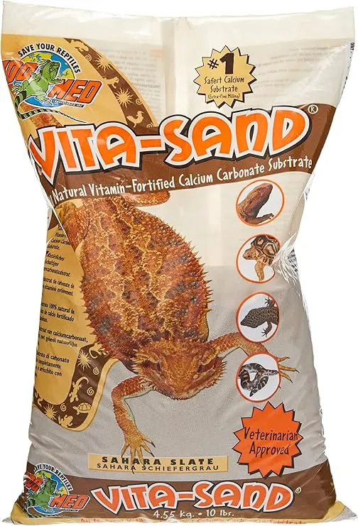 Zoo Med Vita Sand, 10 Pounds, Sahara Slate