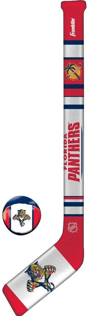 Franklin Sports NHL Team Mini Soft Hockey Stick Set - NHL Team Soft Foam Mini Hockey Stick and Ball - Great Toy for Kids