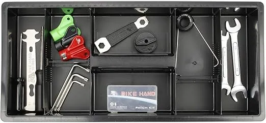 BIKEHAND 34 in 1 Complete Bike Bicycle Repair Tools Maintenance Tool Kit with Torque Wrench