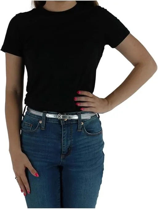 CTM® Women's Skinny Dress Belt