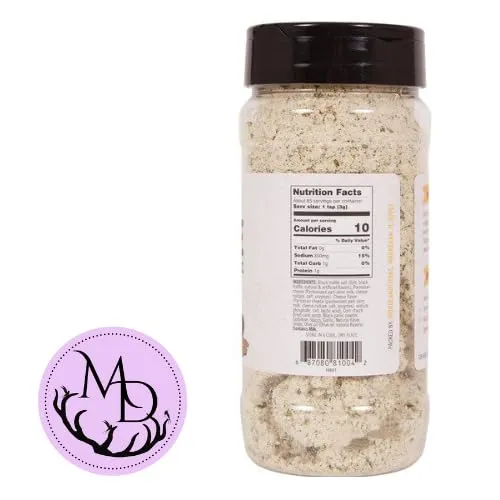 Generic Epicurean Specialty Truffle Seasoning with Parmesan & Black Garlic + Sticker Dri Store., 9 Ounce (Pack of 1)