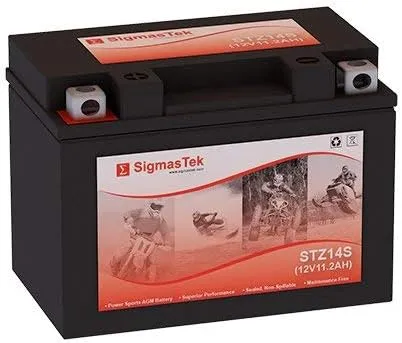 STZ14S Motorcycle Battery by Sigmastek