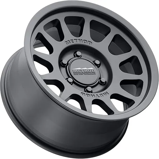 Method Race Wheels 703 Matte Black 17x8.5" 6x5.5", 35mm offset 6.2" Backspace, MR70378560535