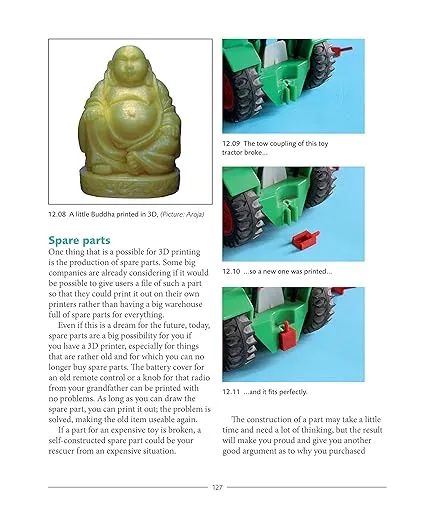 3D Printers: A Beginner's Guide (Fox Chapel Publishing) Learn the Basics of 3D Printing Construction, Tips & Tricks for Data, Software, CAD, Error Checking, and Slicing, with More Than 100 Photos