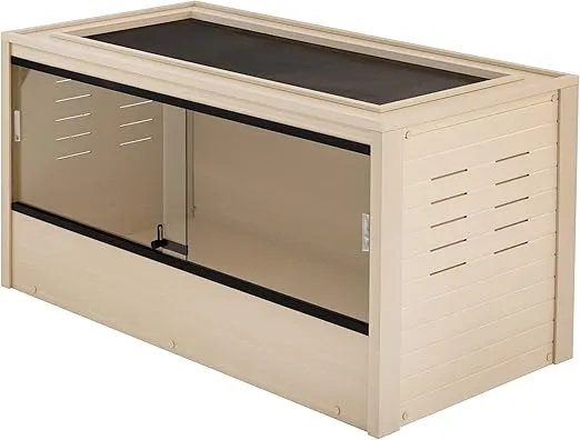 New Age Pet® ECOFLEX 36" Medium Mojave Reptile Habitat Enclosure Lounge in Maple