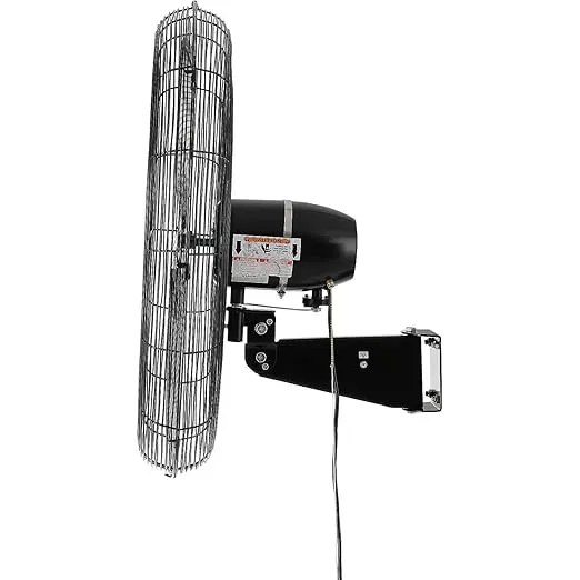 Global Industrial Outdoor Oscillating Wall Mounted Fan, 30" Diameter, 3/10HP, 8400CFM