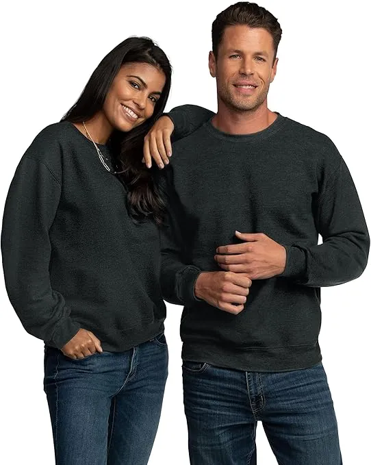 Fruit of the Loom Men's Eversoft Fleece Sweatshirts, Moisture Wicking & Breathable, Crewneck Sweatshirt