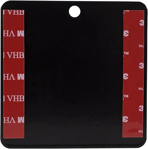 Buyers Products 8895400 Self-Adhesive Magnetic Mount Pad for Aluminum Cabs, for Magnetic Light Mounts, Durable Black Powdercoat, Ideal for Light Bars, Strobe Beacons and Spot Lights