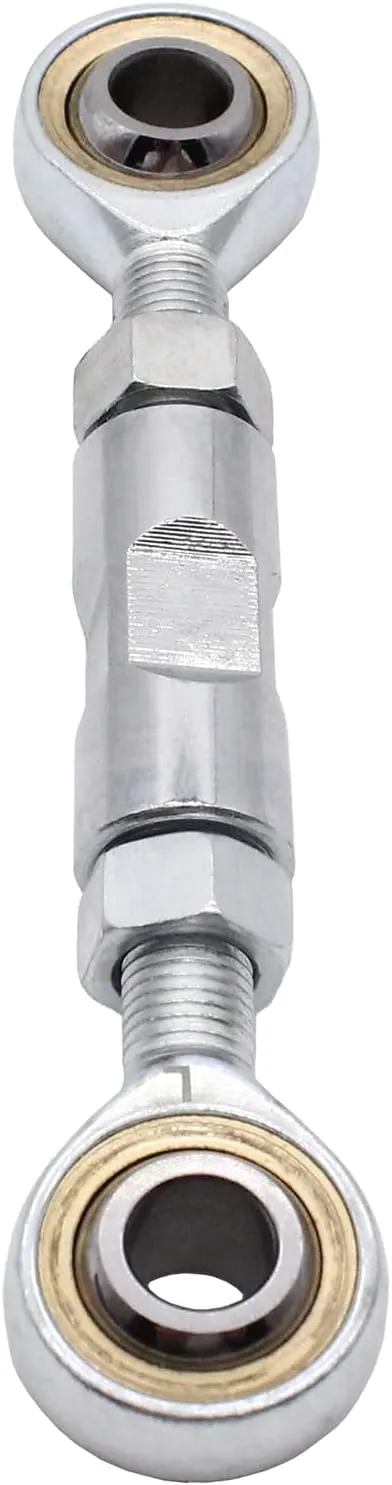 1 1/2" Adjustable Tensioning Rod Silver colour Heim Joint Alternator Bracket Fits for SBC BBC 350 454 302 engine