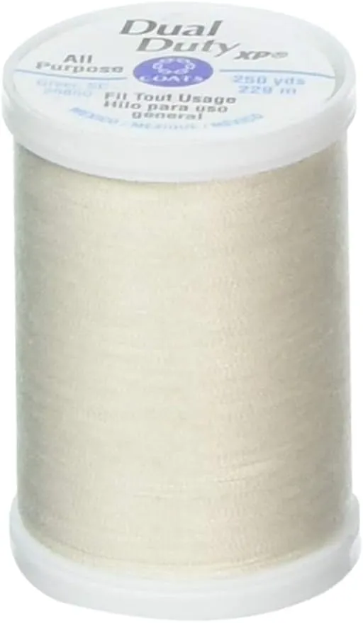 Coats Thread & Zippers S910-8010 Dual Duty XP General Purpose Thread, 250-Yard, Natural