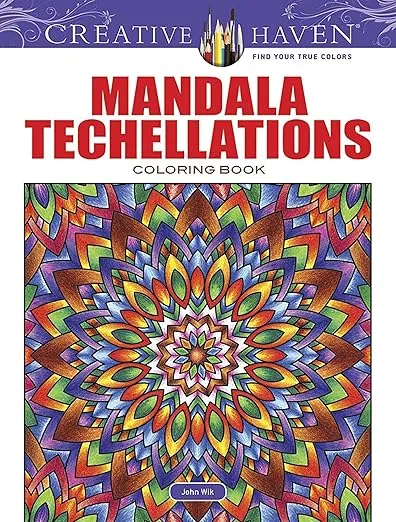 Creative Haven Mandala Techellations Coloring Book: Relax & Find Your True Colors (Adult Coloring Books: Mandalas)