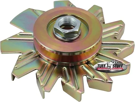 Tuff Stuff TUFF-STUFF 7600AD Alternator (gold zinc fan and pulley combowith sing)