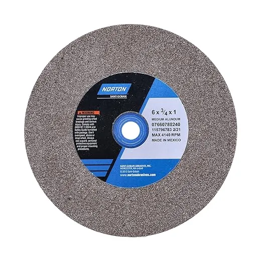 Norton 547-07660788240 Straight Gemini Bench & Pedestal Grinding Wheels