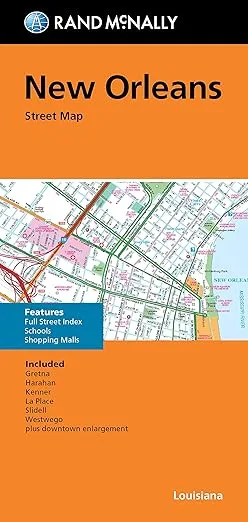Rand McNally Folded Map: New Orleans Street Map