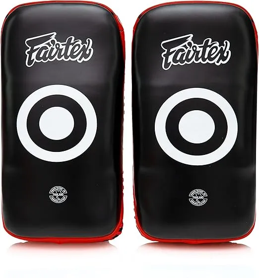 Fairtex Curved MMA Muay Thai Pads for Punching, Blocking, Kicking,Punch, Hitting |Light Weight & Shock Absorbent Boxing Mitts | Extra Padding for Sparring for Kickboxing & self Defense