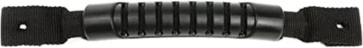 Whitecap Industries S-7098P Flexible Grab Handle with Molded Grip - 9-3/8", Black , Beige