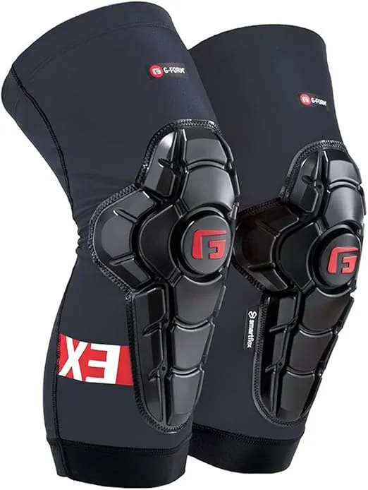 G-Form Pro-X3 Mountain Bike Knee Guards - Biking Knee Guards for Athletes - Knee Compression Sleeve for Mountain Biking & More - Protection Pads for Knee Support
