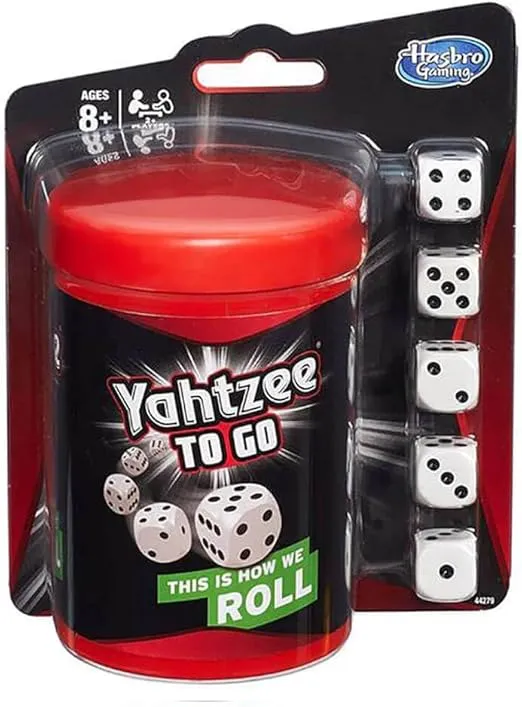 Hasbro Yahtzee to Go Travel Game 2014 Gaming