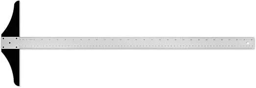 Alumicolor Standard Aluminum T-Square for Art, Framing & Drafting, Silver,30-inch