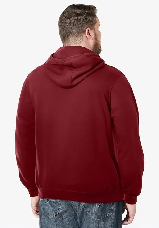 KingSize Men's Big & Tall Tall Ultra-Comfort Fleece Pullover