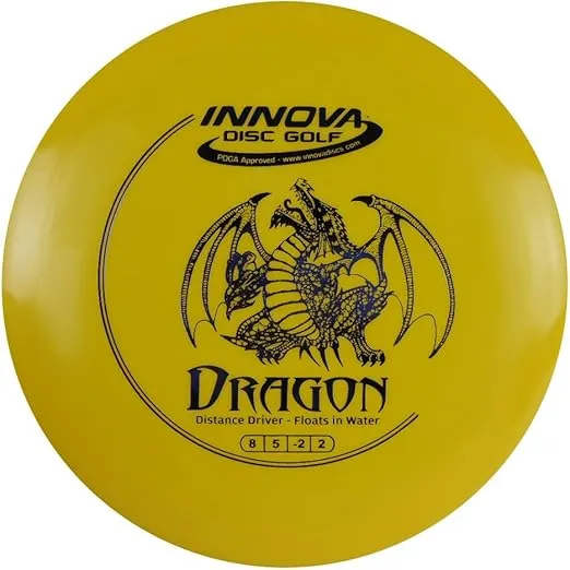 INNOVA DX Dragon Distance Driver Golf Disc [Colors May Vary] - 151-159g