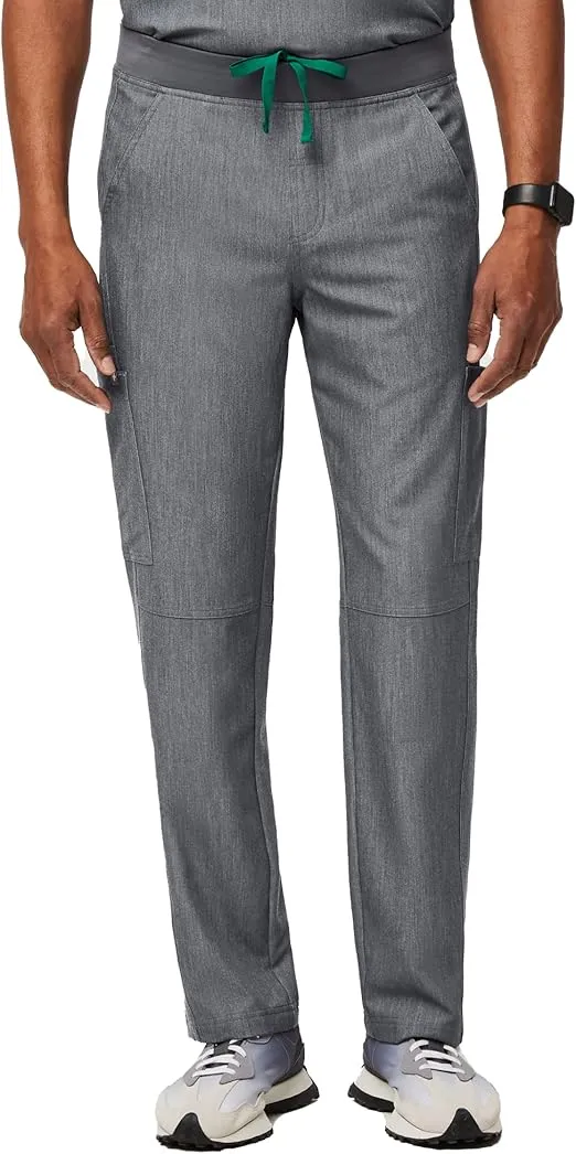 FIGS Axim Cargo Scrub Pants for Men — Classic Fit, Straight Leg, 7 Pockets, 4-Way Stretch, Anti-Wrinkle Men’s Scrub Pants
