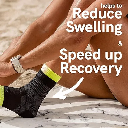 Zensah Ankle Support - Compression Ankle Brace for Running, Soccer, Sports - Ankle Sleeve Helps Sprains, Tendonitis, Pain