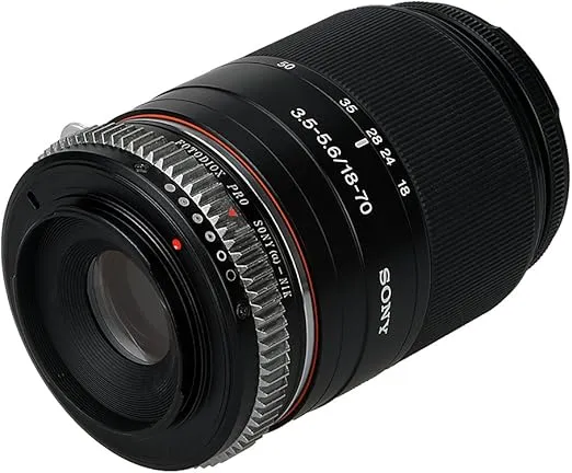 Fotodiox Pro Lens Mount Adapter, Sony Alpha A-Mount (Konica Minolta Maxxum AF) Lens to Nikon Camera