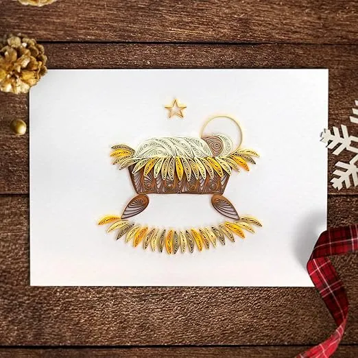 Katy Sue 'Miniature Nativity' Christmas Paper Quilling Card Kit