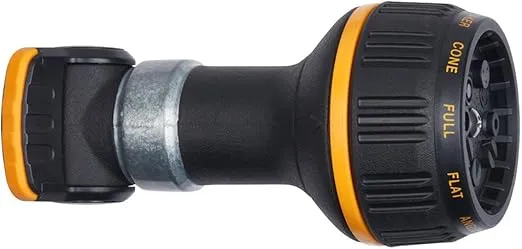 Melnor XT452 XT Metal Nozzle, Multi-Pattern, Heavyweight Thumb Control
