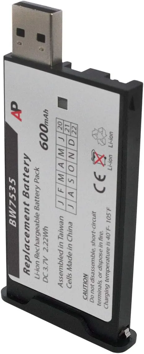 Artisan Power Battery Replacement for Poly RealPresence Remote Control | Lithium-Ion Rechargeable Battery | USB Charge | Best for Series 300, 310, 500, 700, HDX | Replaces Battery Number BW7535