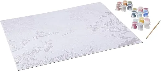 Dimensions Paint By Number Japan Garden Multicolor, 20 inches x 16 inches