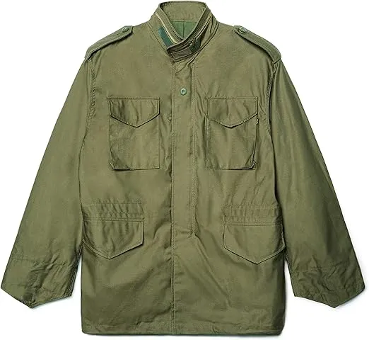 Alpha Industries M-65 Field Jacket - Classic Oversized Military Field Coat
