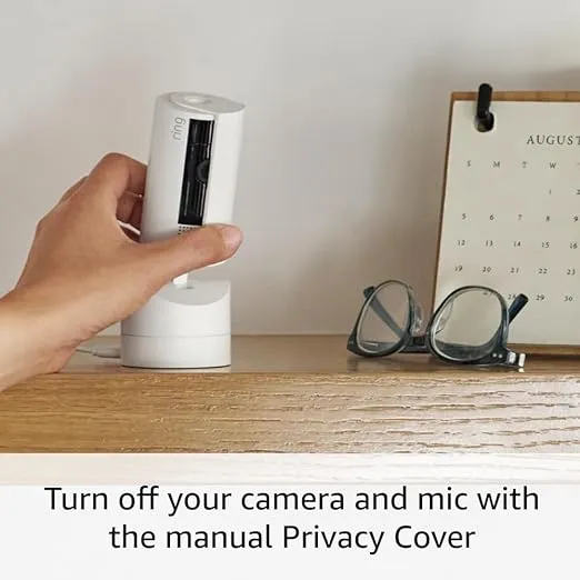 Introducing Ring Pan-Tilt Indoor Cam | See all around with 360° pan coverage, HD video, plus Two-Way Talk (2024 release) | Blush