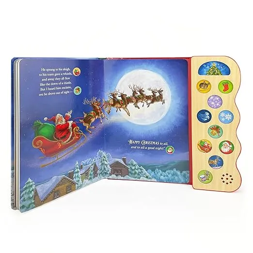 Twas the Night Before Christmas, Classic Children's Interactive Sound Book for the Holidays