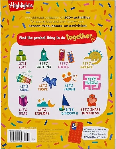 The Highlights Big Book of Activities for Little Kids: The Ultimate Book of Activities to Do With Kids, 200+ Crafts, Recipes, Puzzles and More For Kids and Grown-Ups (Highlights Books for Little Kids)