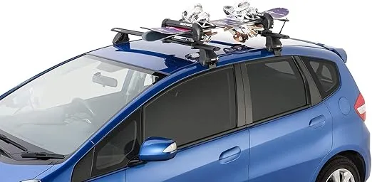 Rhino-Rack Carrier for Skis, Snowboards, Fishing Rods, Paddles, Skateboards, Water Skis, Wakeboard & More, Universal Mounting, Easy to Use, Locking, Lightweight & Heavy Duty, Suitable for All Vehicles