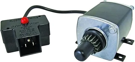 OEG Parts New 120V Electric Starter Compatible With TECUMSEH H HH HMSK105 HSK TVM125 - TVM140, HSK50-HSK70, 33328, 33328B, 33328C, 33328D, 33328E, 32386, STC0016, 41022030
