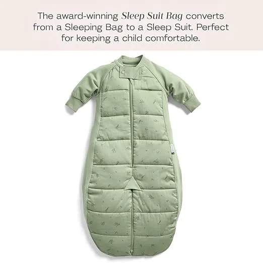 ergoPouch Baby Sleep Sack 2.5 TOG, Sleep Suit, Cozy Transition from Swaddle, Ideal for Nighttime Temperature Control, Unisex (4-6 Years, Willow)