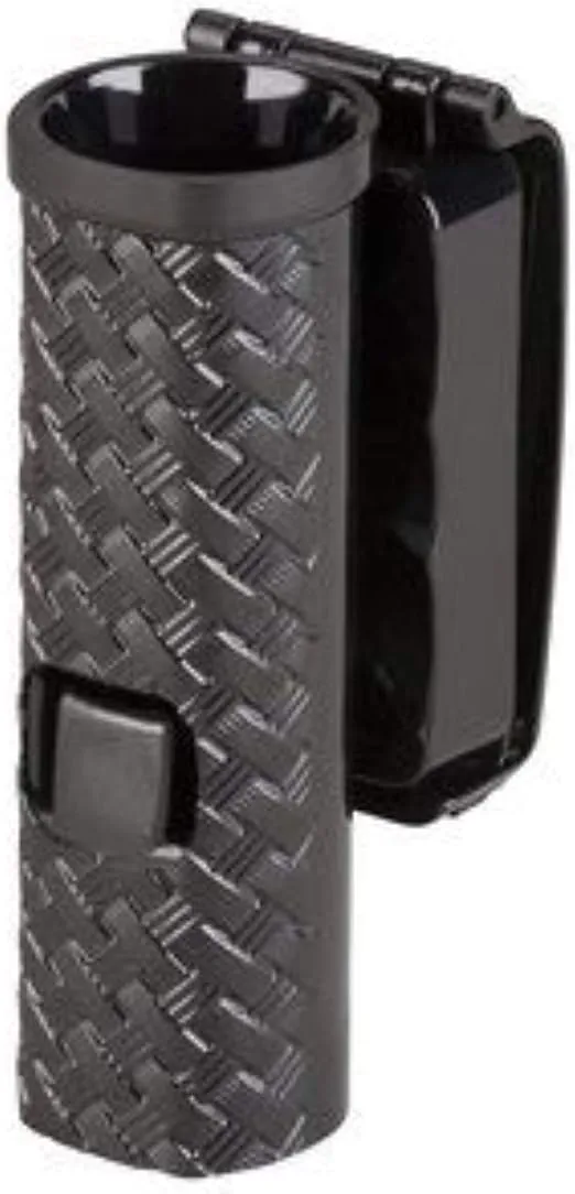 Monadnock 16-21-Inch Friction Lock Front Draw Baton Holder with 360 Degree Swivel Clip-On Basket (Black Basketweave)