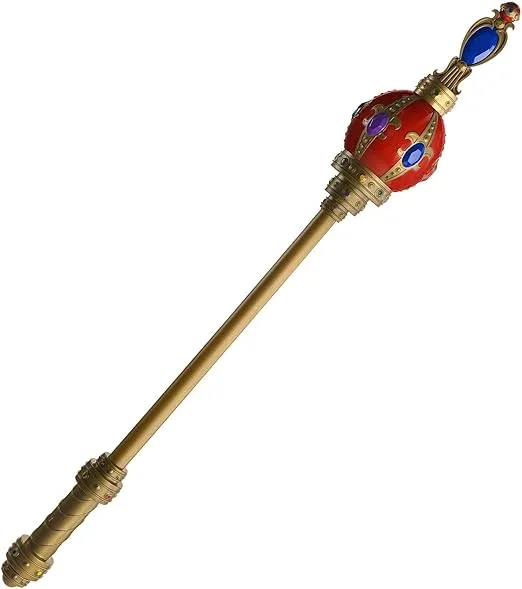 Amscan Classic King Scepter Halloween Costume Accessories, 4.5" W x 32" L