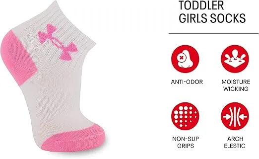 Under Armour Girls' Multi Pack Quarter Sock