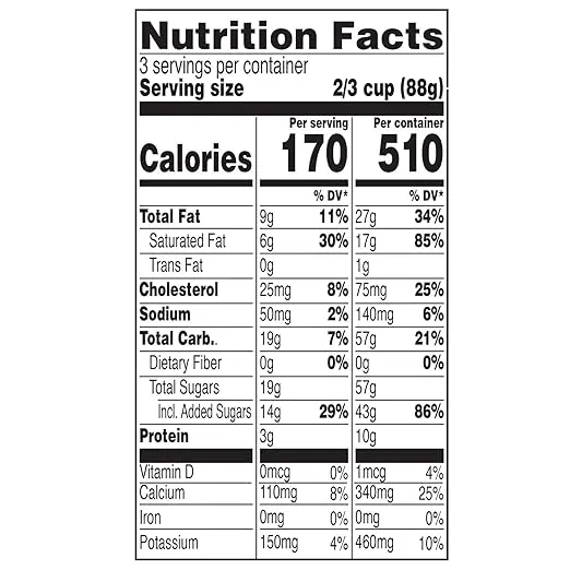 Breyers, Vanilla All Natural Ice Cream, Pint (8 Count)
