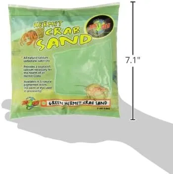 Zoo Med 24982 Hermit Crab, 2 lb, Sand Green