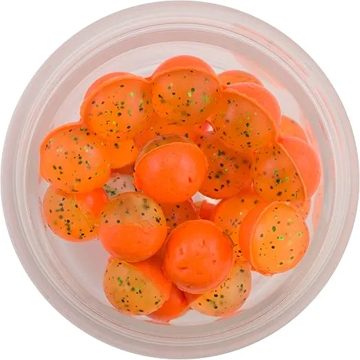 Power Clear Eggs Floating, Clear Green Purple-Pink/Garlic, 5 oz Small Jar- 1