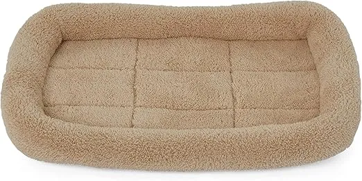 EveryYay Plush Dog Crate Mat 18" L X 11" W X 2" H Brown
