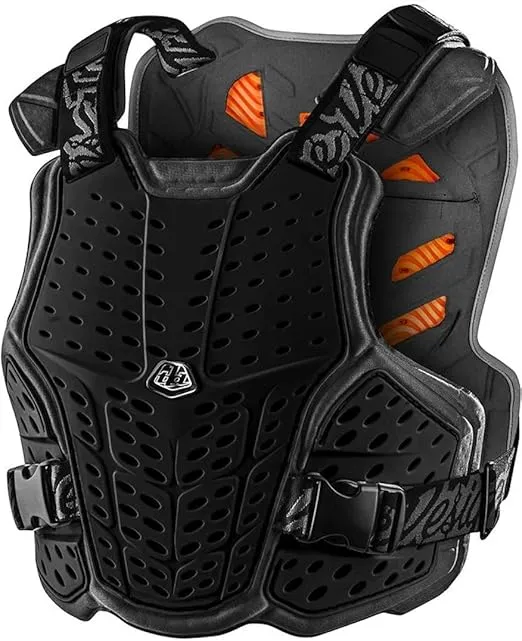 Troy Lee Designs Rockfight Ce Chest Protector Black, Xs/S
