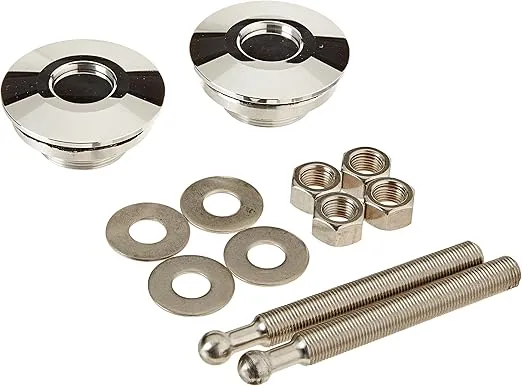 Products QL-50-LP/P Polished Aluminum Low Profile Quick Release Hood Pin Kit