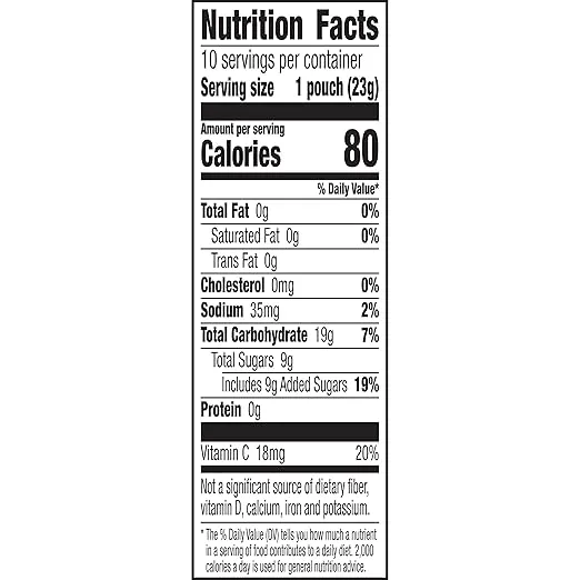 Scooby Doo Fruit Flavored Snacks, Treat Pouches, Gluten Free Snack, 10 Ct, 8 oz (Pack of 8)